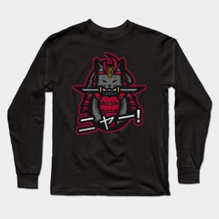 Nya Neko Ronin Samurai ニャー Long Sleeve T-Shirt